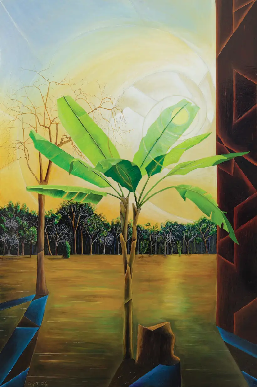 Image of a work shown as part of A. R. Turner at Saatchi Gallery, London Art Collective 2025