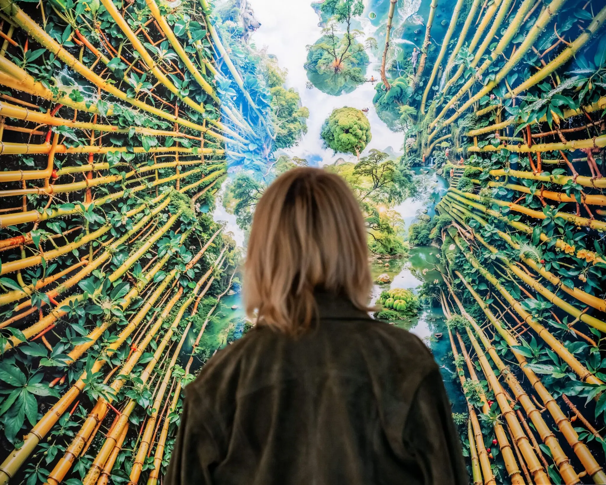 Promotional imagery for British Art Fair Saatchi Gallery 2025 taken from BAF 2024.