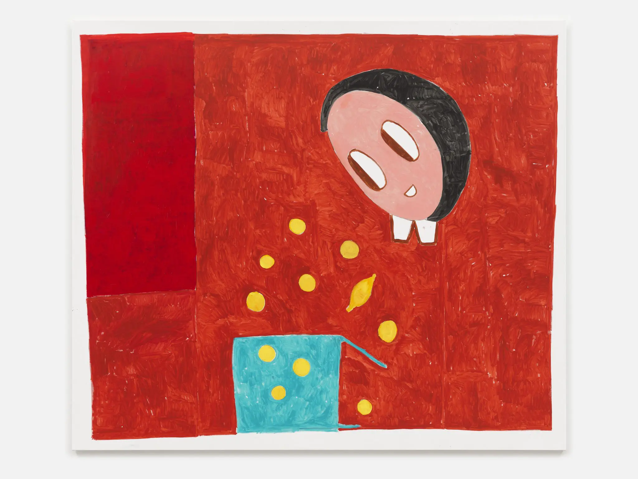 Image of André Butzer, Frau am Tisch mit Früchten – Matisse