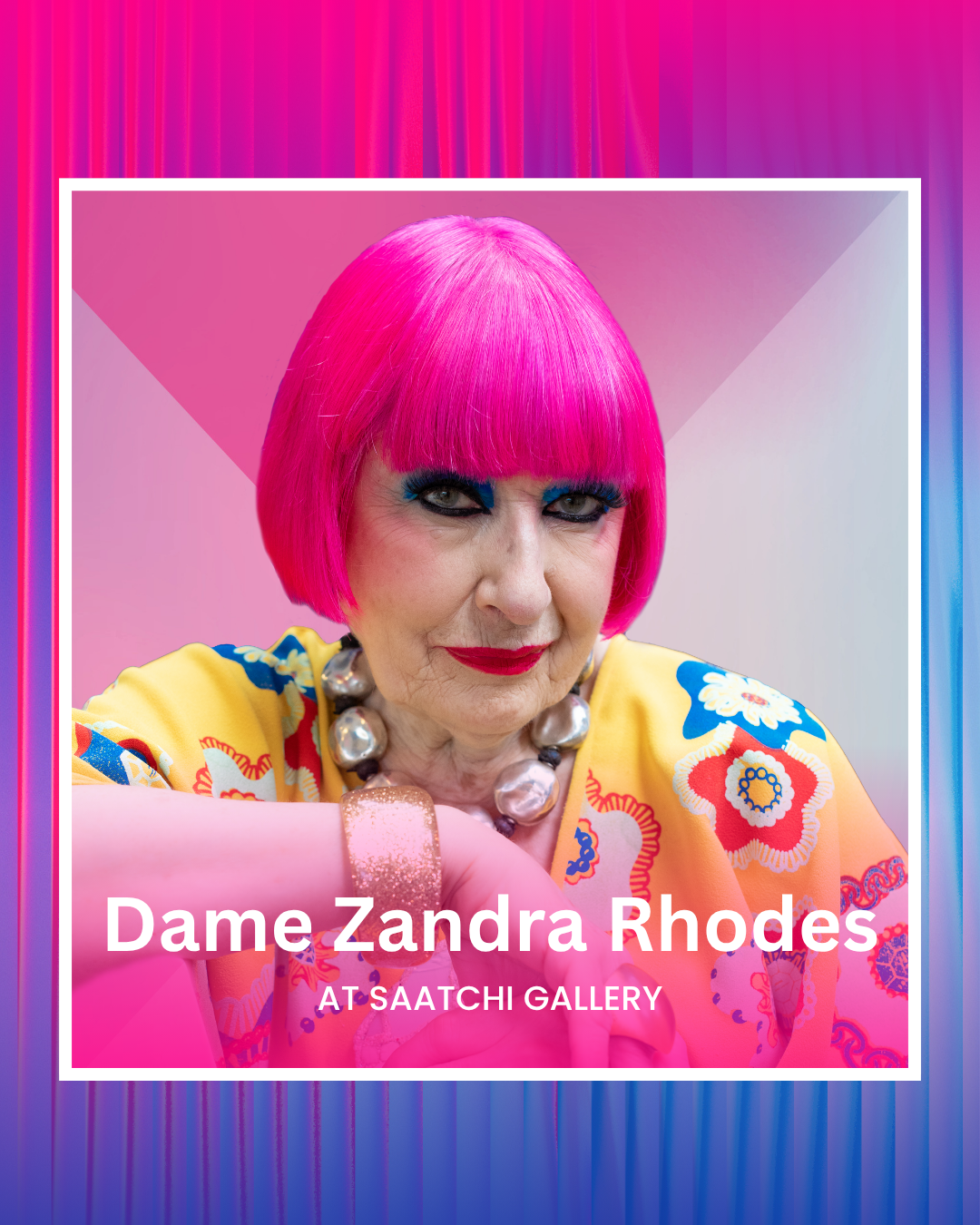 Photograph of Dame Zandra Rhodes