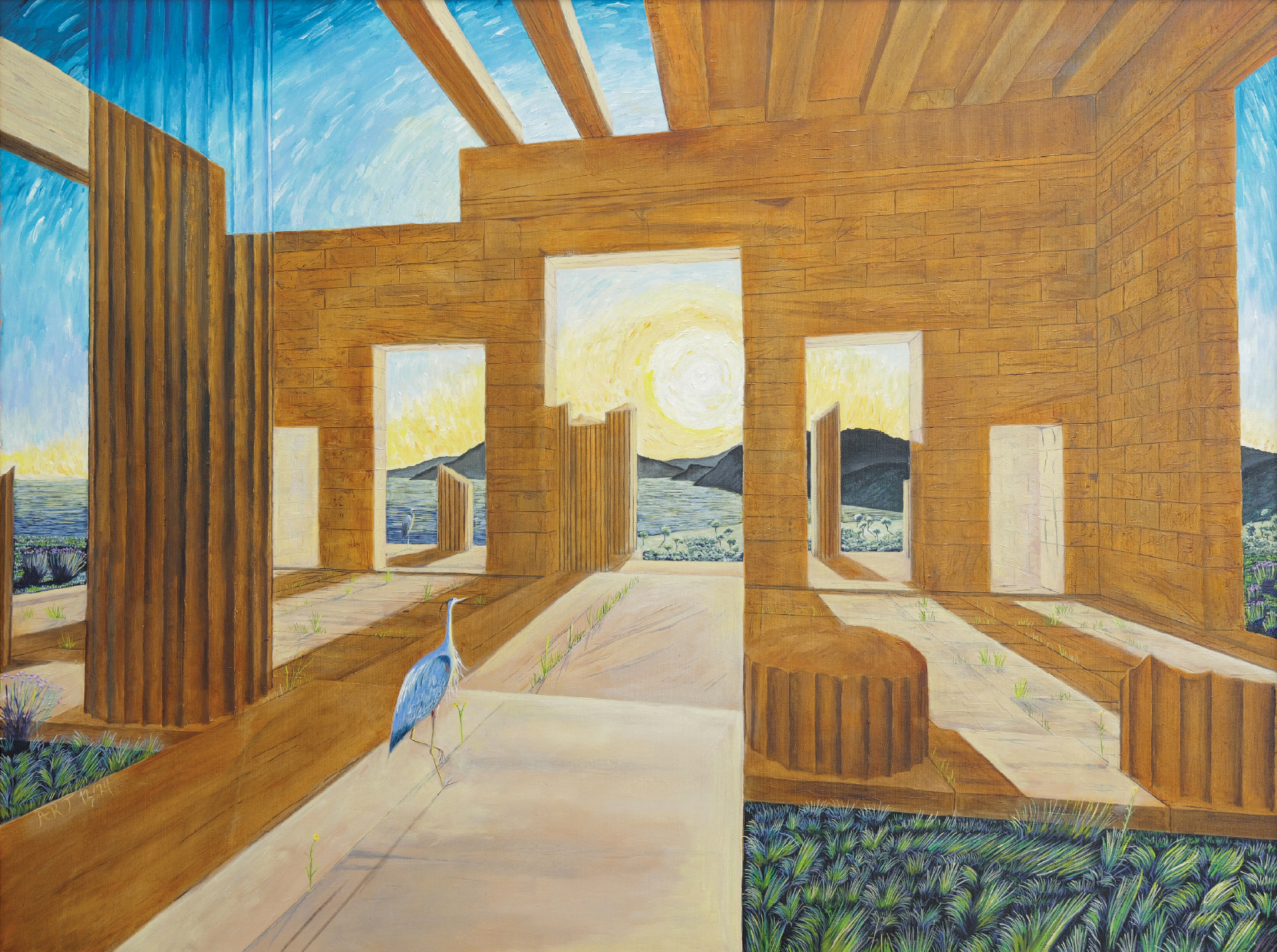 Image of work shown as part of A. R. Turner at Saatchi Gallery, London Art Collective 2025