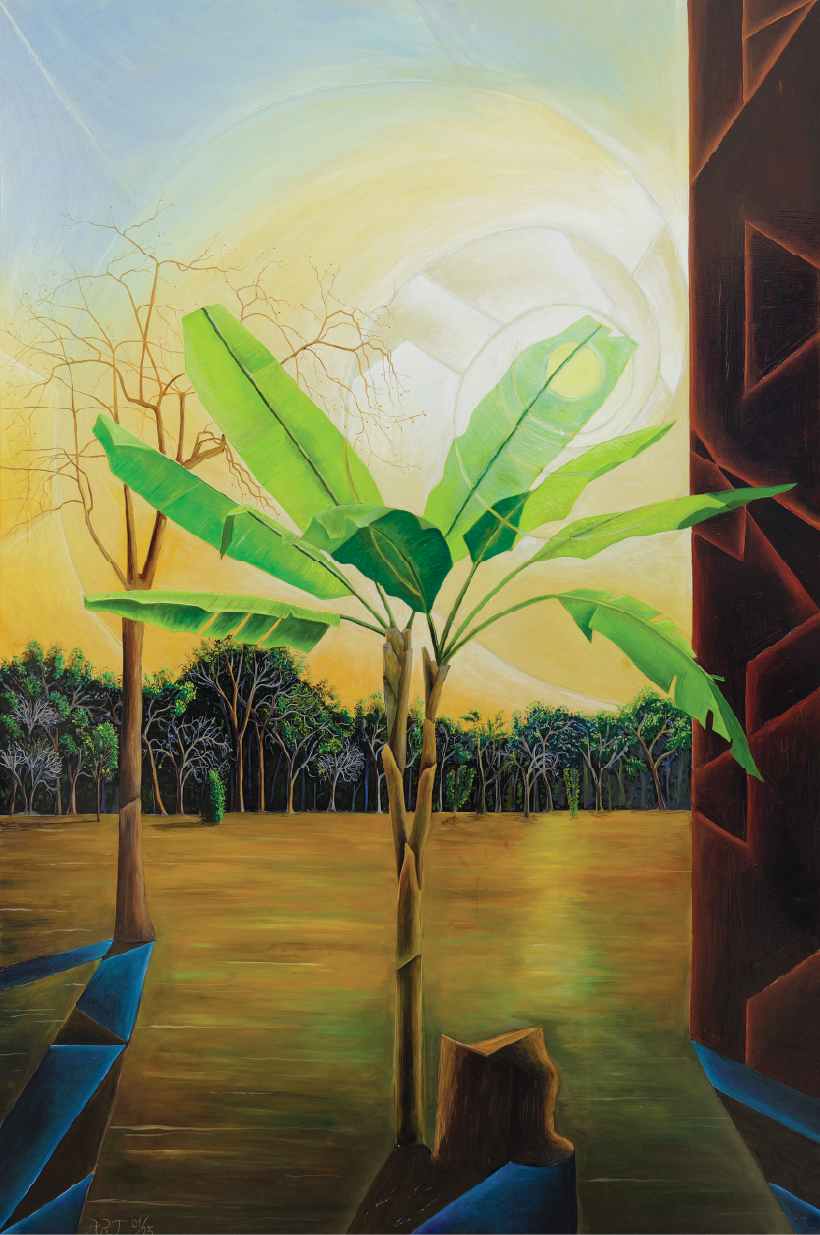Image of a work shown as part of A. R. Turner at Saatchi Gallery, London Art Collective 2025