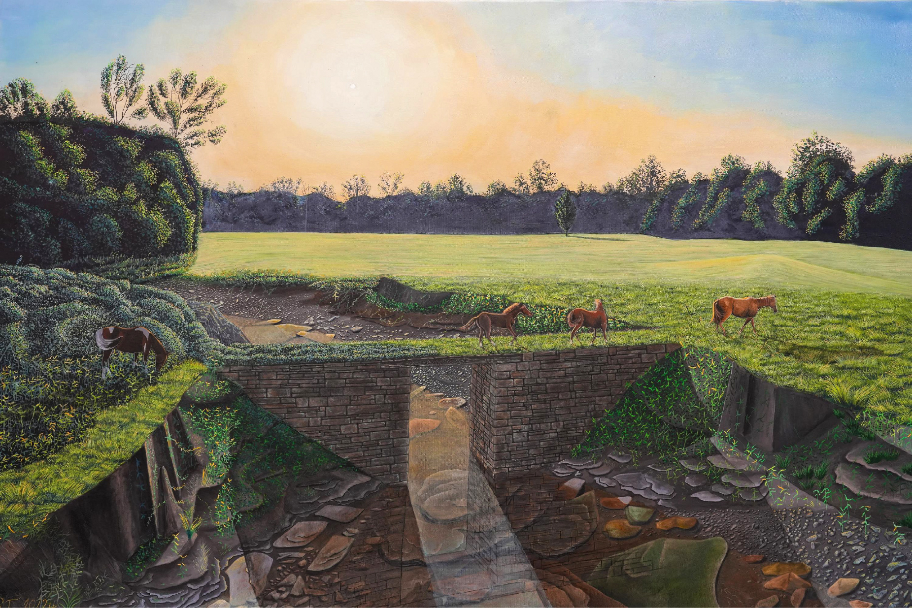 Image of work shown as part of A. R. Turner at Saatchi Gallery, London Art Collective 2025