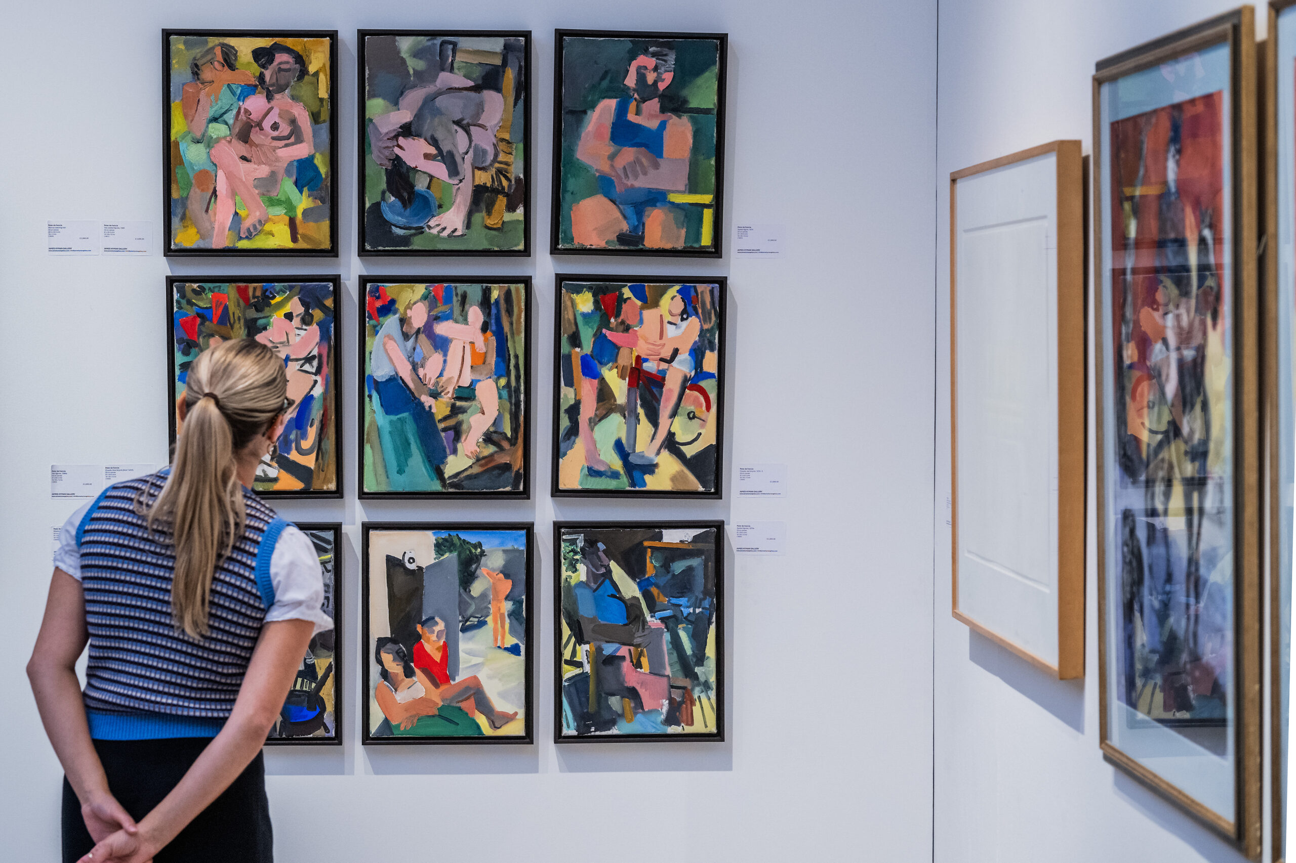 Promotional imagery for British Art Fair Saatchi Gallery 2025 taken from BAF 2024.
